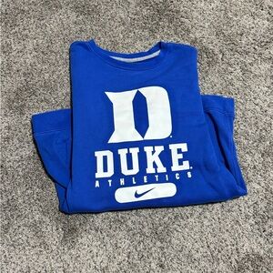 Nike Duke Athletics Royal Blue Crewneck